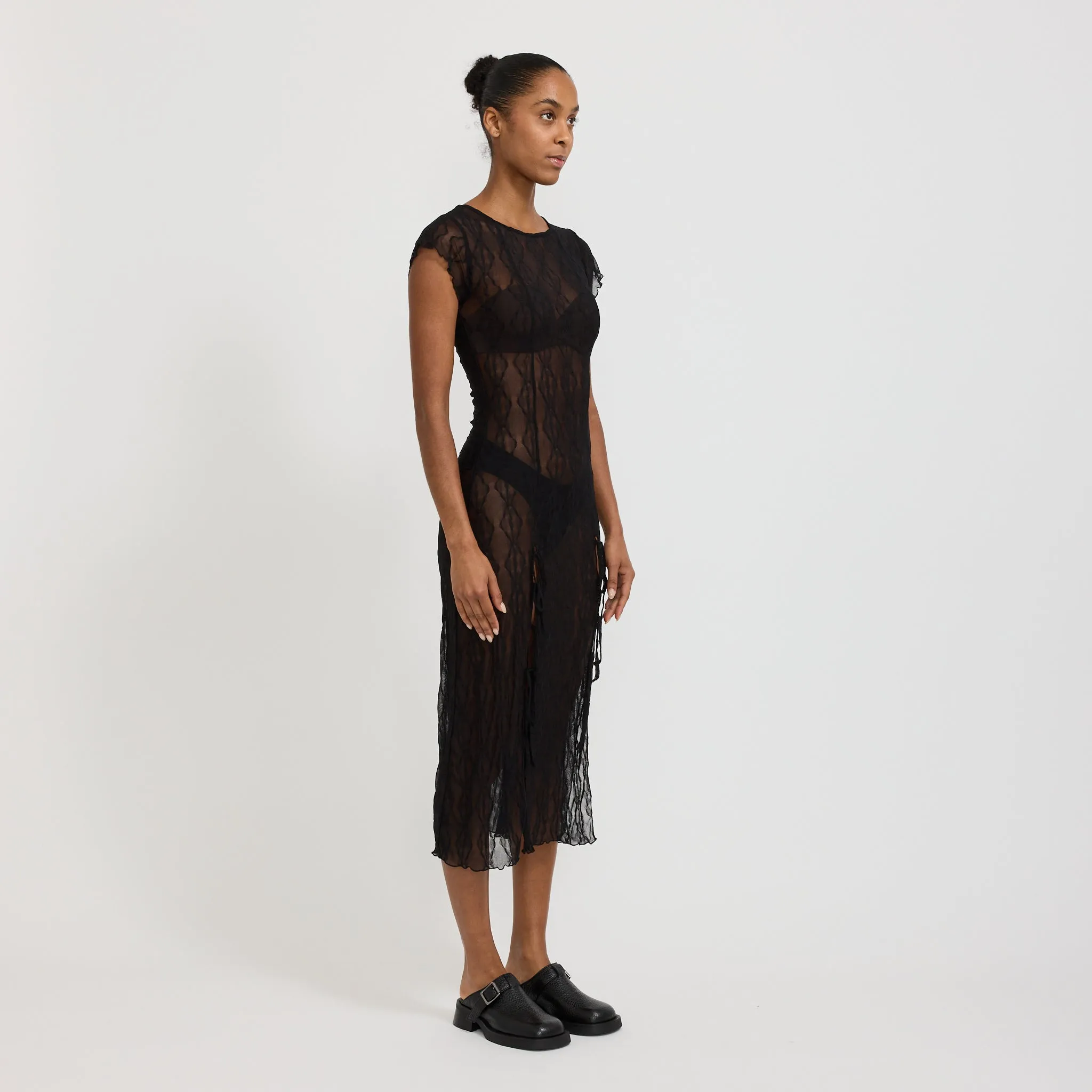 Mariposa Lace Midi Dress Night windproof