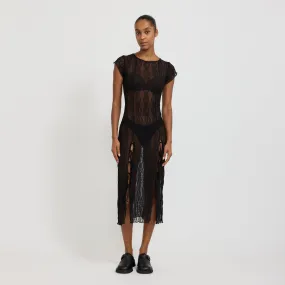 Mariposa Lace Midi Dress Night Day Magic Wide Swing