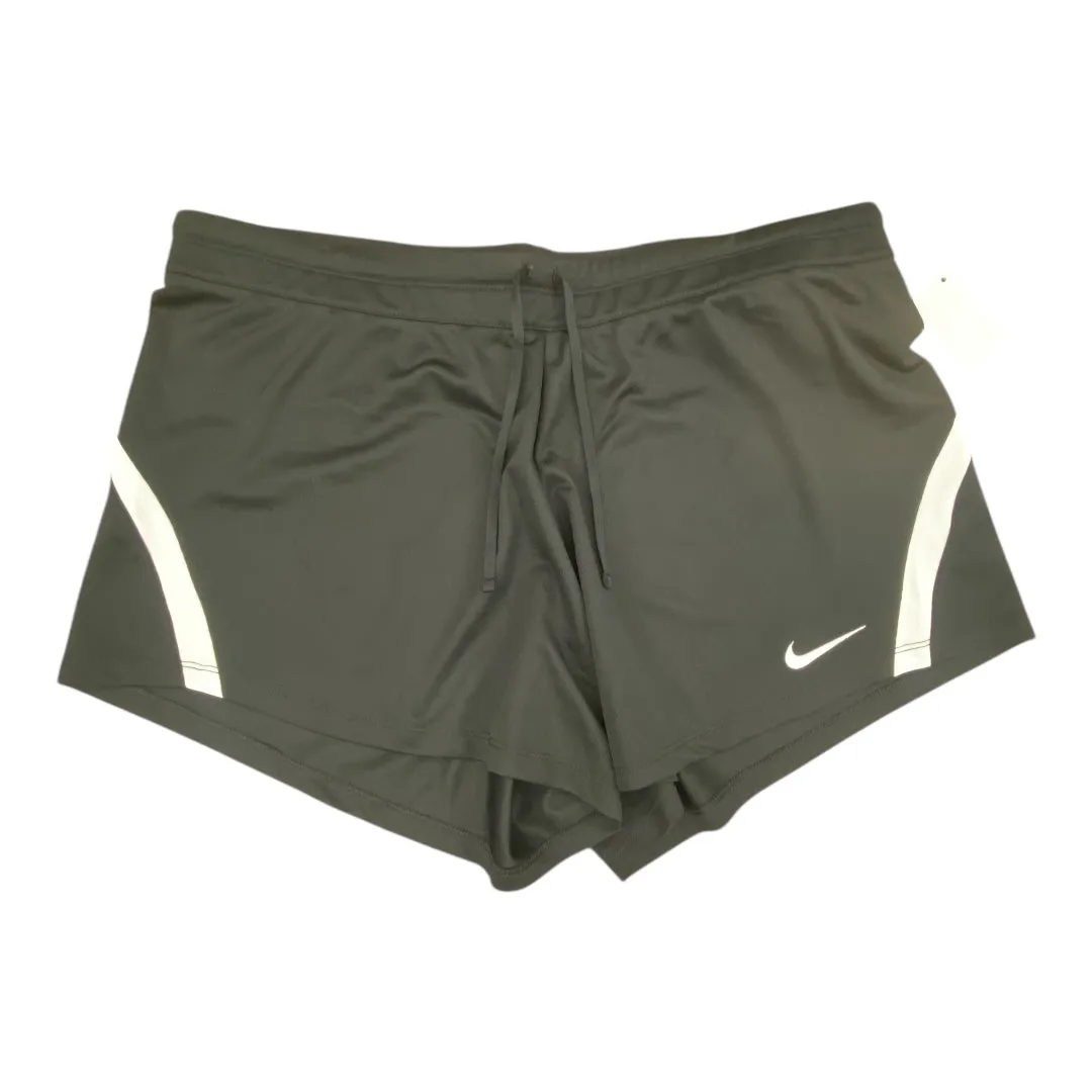 Travel Essential Athletic Shorts By Nike In Black & White, Size:Xl
