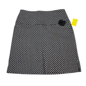 Clean Lines Photography Session Skort By Sc & Co In Black & White, Size:Xs