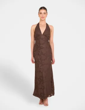 Quinn V-neck Maxi Dress Minimal Mood Feminine Look