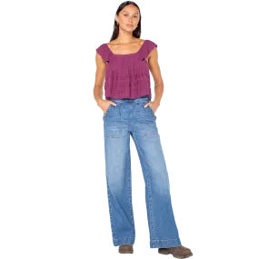 Durable Twill Women's Sea Plume Denim