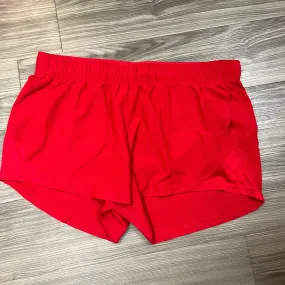 Red Athletic Shorts Athletic Works, Size 3x Comfy Feel