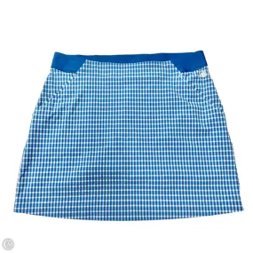 Skort Designer By Lilly Pulitzer In Checkered Pattern, Size: 6 Drawstring closure Tonal Look