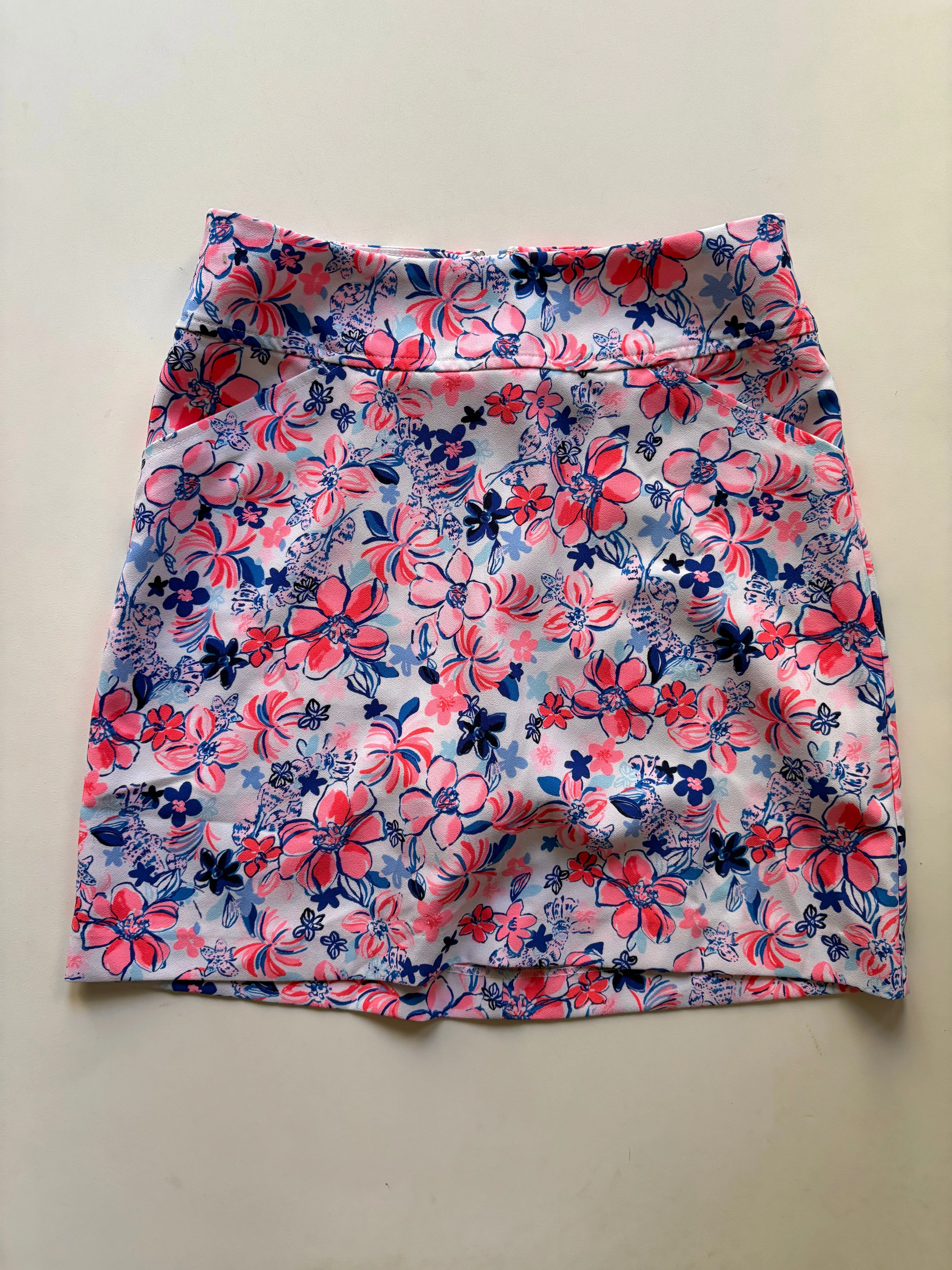 Bold Statement Skort By Lilly Pulitzer In Floral Print, Size: 0