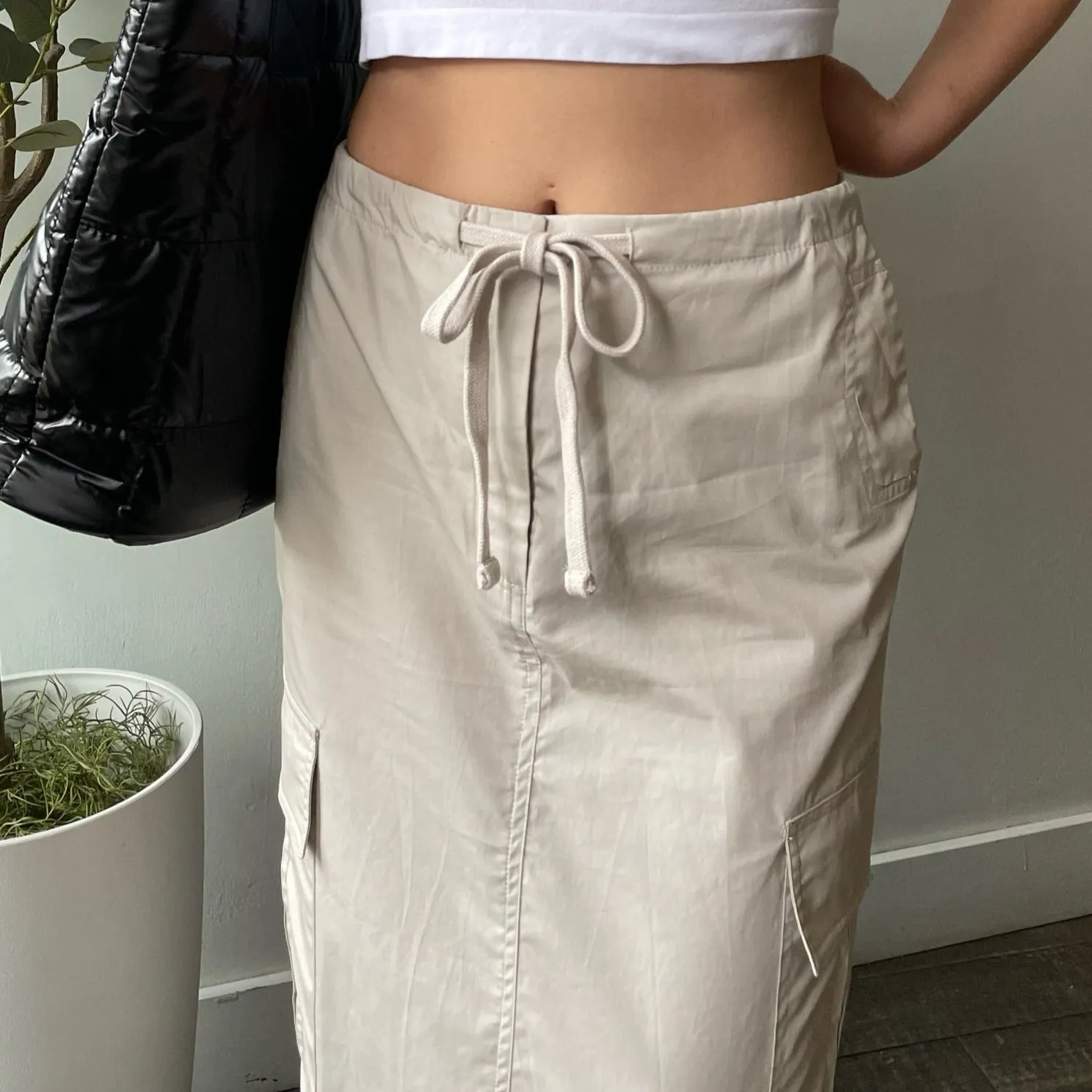 Tiered Layers REMMIE Cargo Maxi Skirt