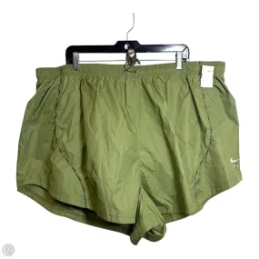 Multi Pocket Design Athletic Shorts By Nike In Green, Size: 3x