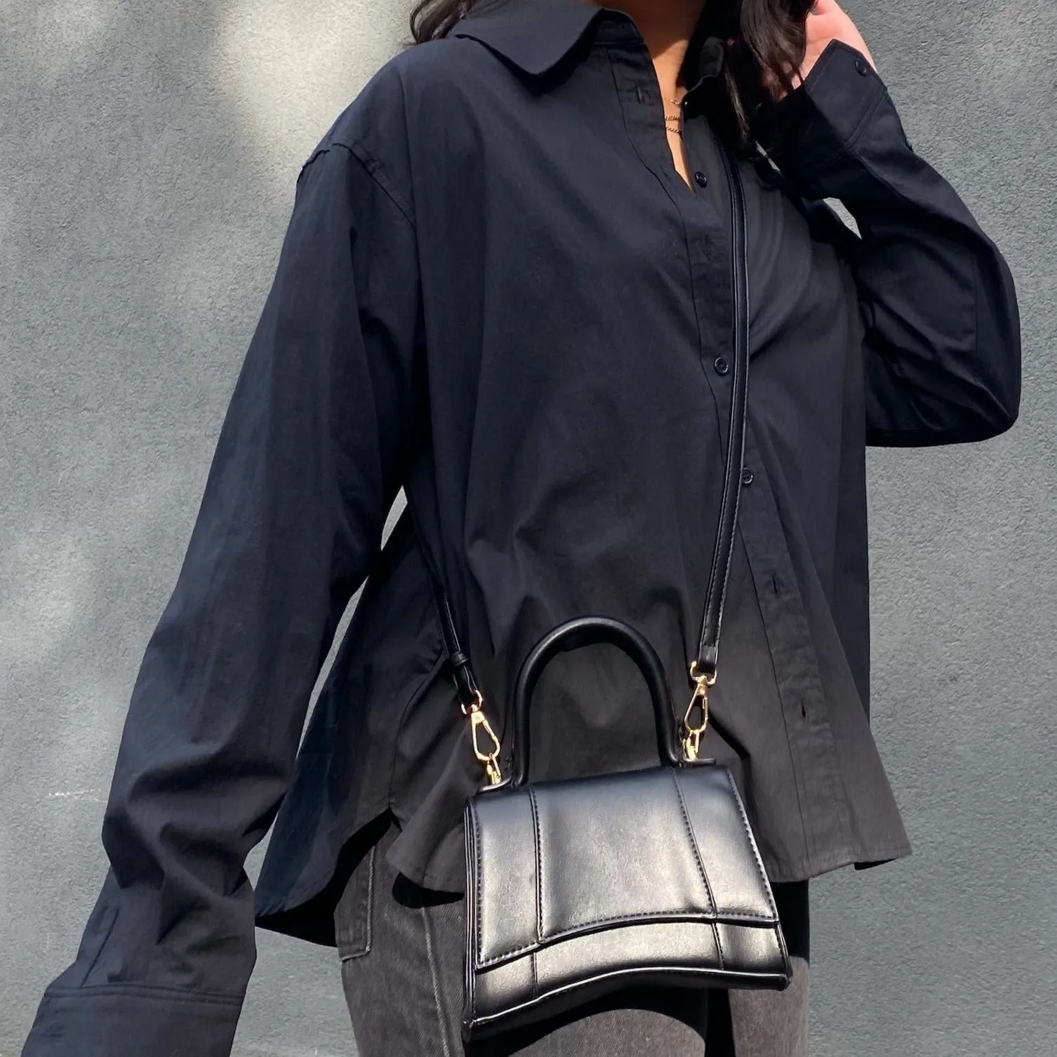Anti Odor Treatment RHEA Oversized Shirt