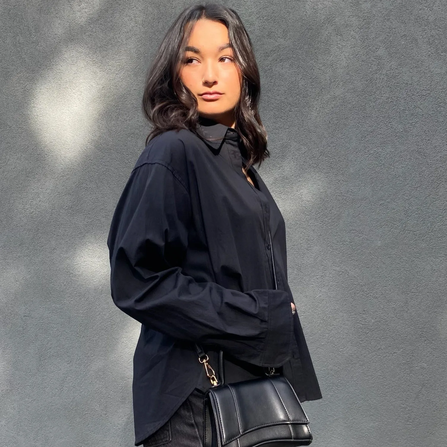 RHEA Oversized Shirt Hypoallergenic Lining