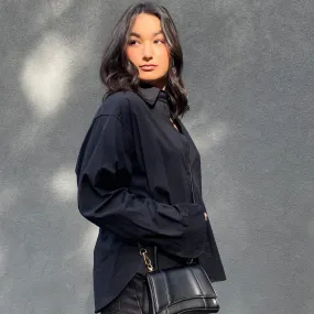 RHEA Oversized Shirt Multi Functional Pockets
