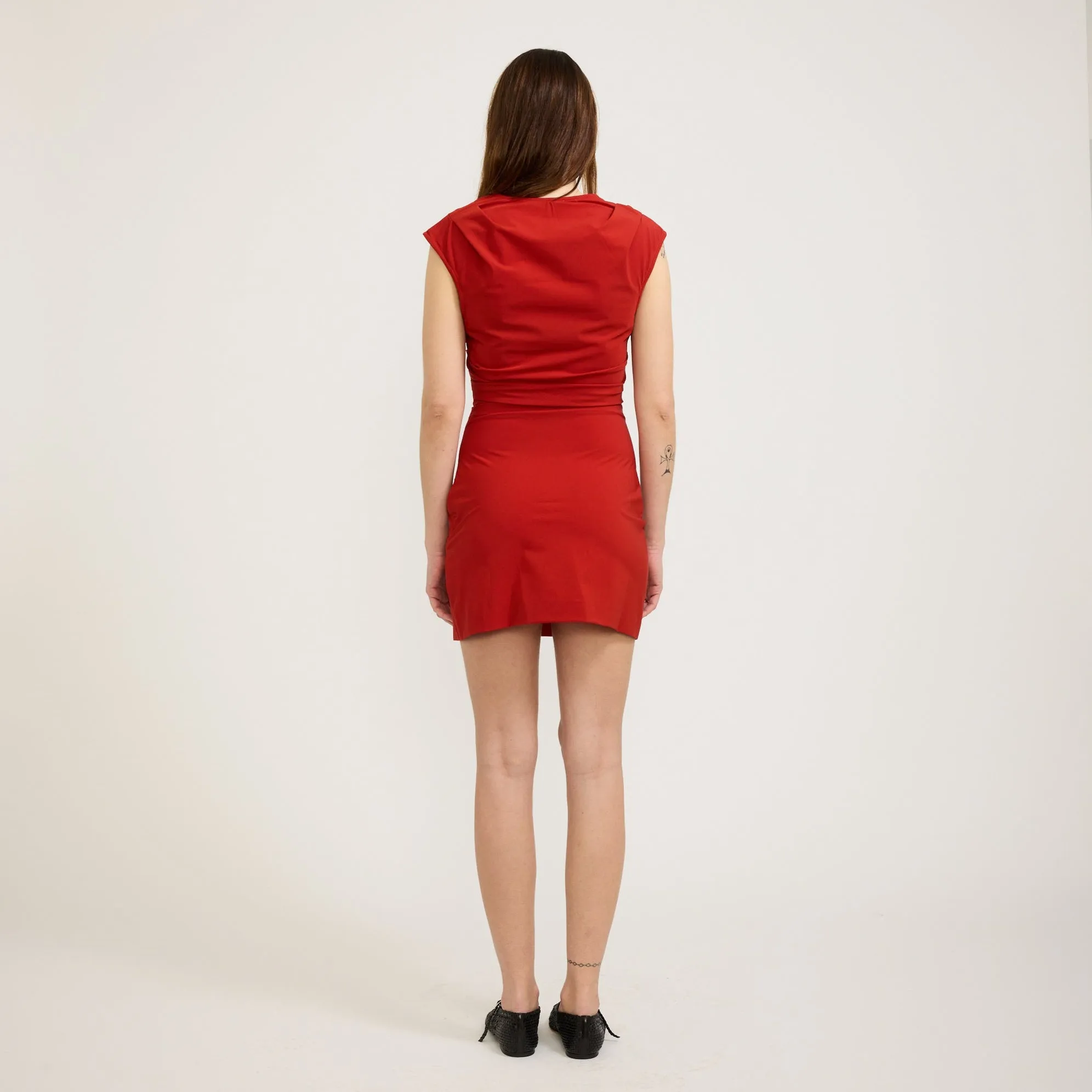 Fit Base Rina Mini Dress Tangerine