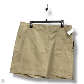 Neat Look Skort By Dockers In Tan, Size: 16