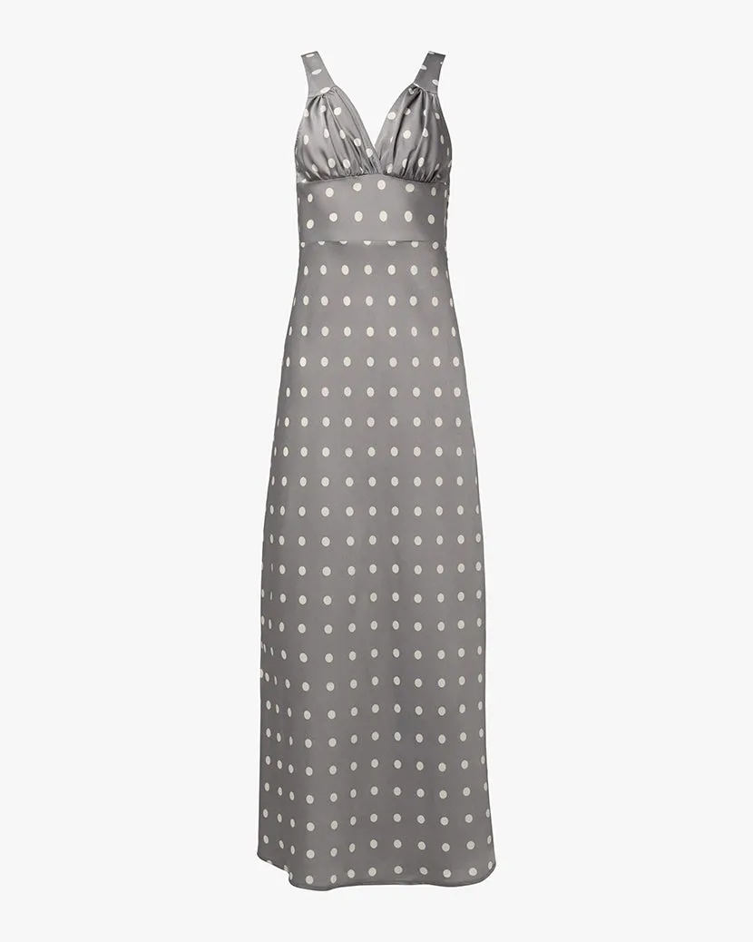 Ruched Cup Slip Maxi Dress Cool Simplicity