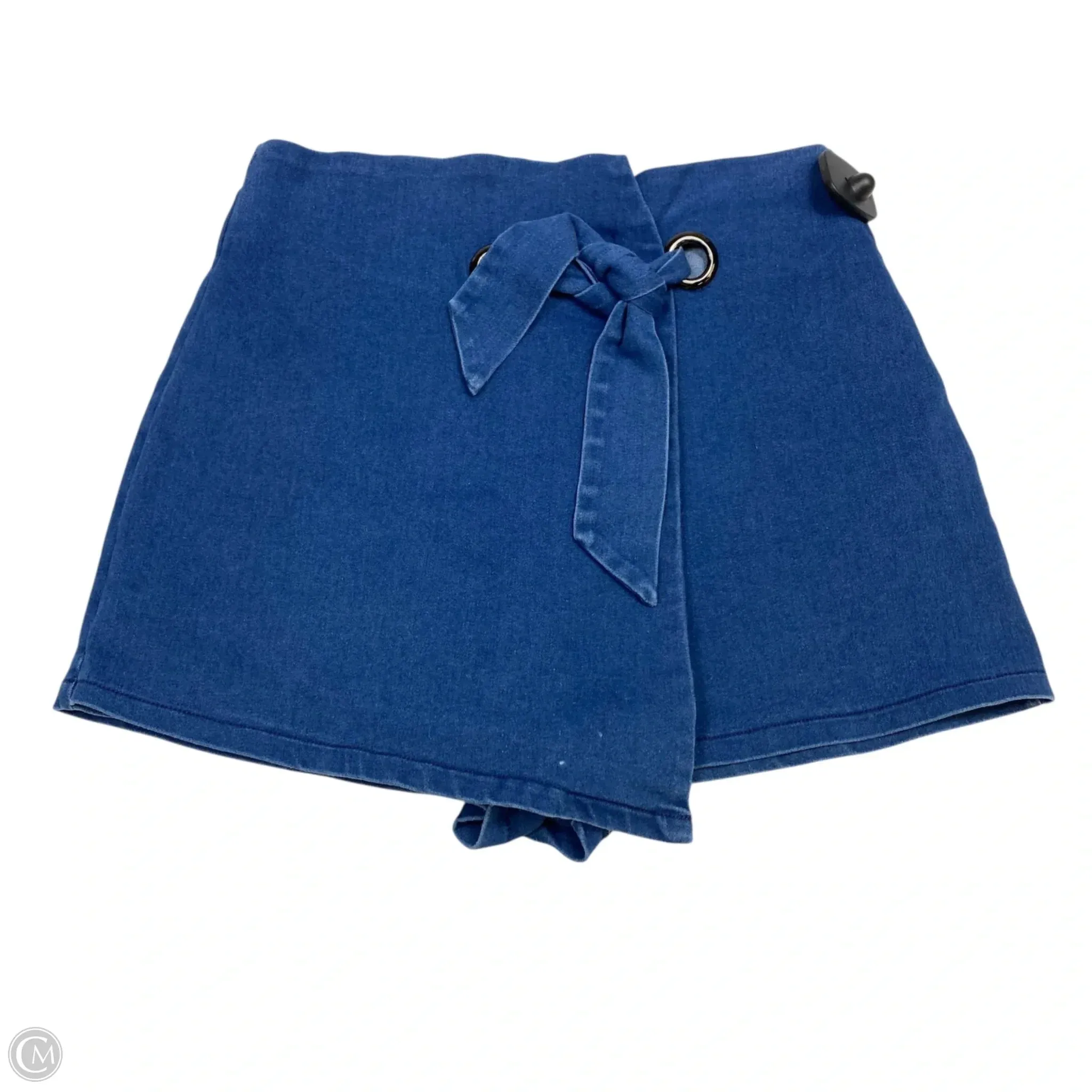 Skort By Altard State In Blue Denim, Size: L Slip Resistant Waist