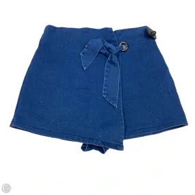 Skort By Altard State In Blue Denim, Size: L Slip Resistant Waist