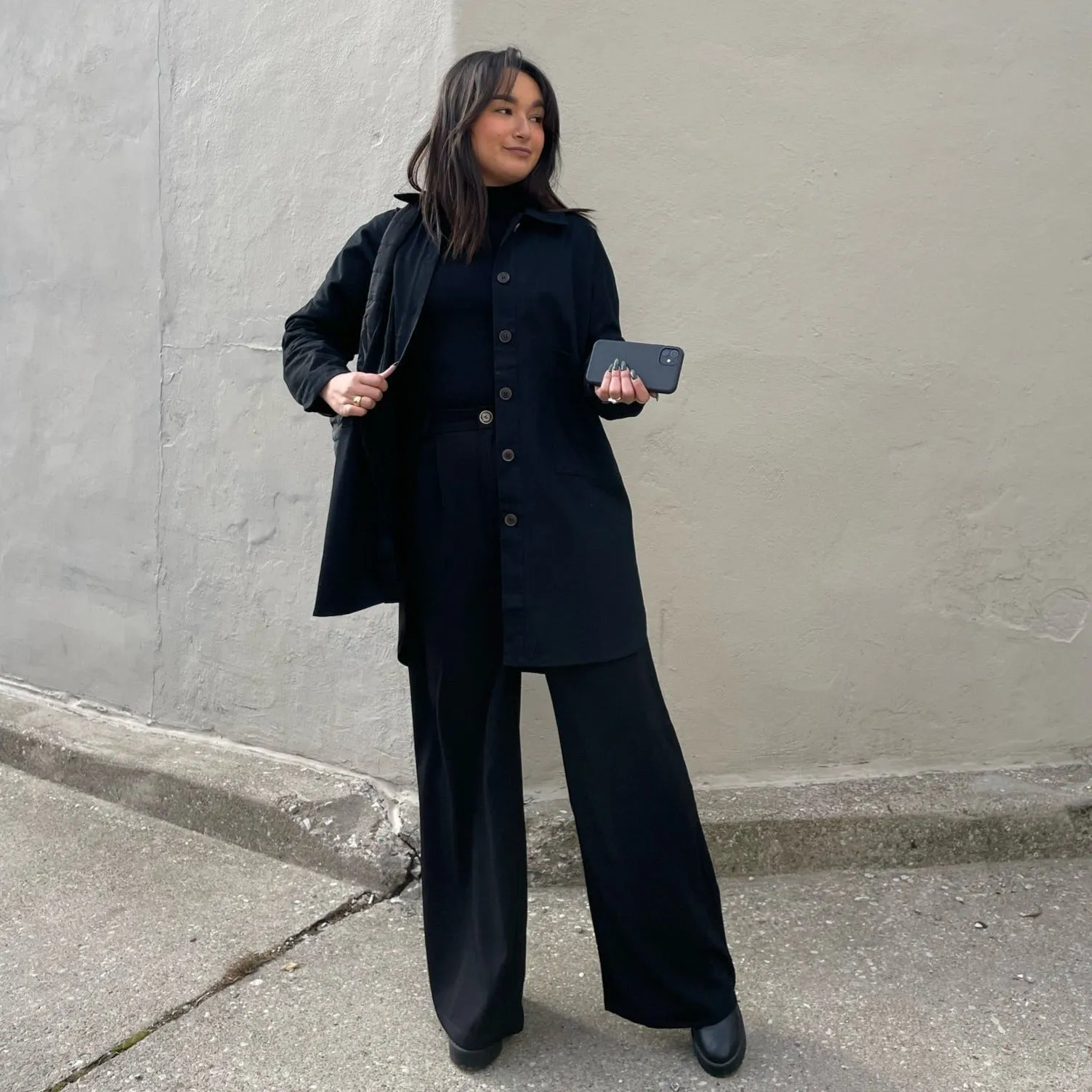 SABELLE Oversized Shirt Effortless Style Non Iron Fabric