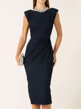 Flutter-Sleeve Tiered-Skirt SACHA DRAKE CELESTIAL DRESS