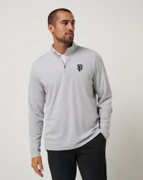 San Francisco Giants Time To Tailgate Quarter Zip ComfortStretch Convertible Sleeve Adaptation