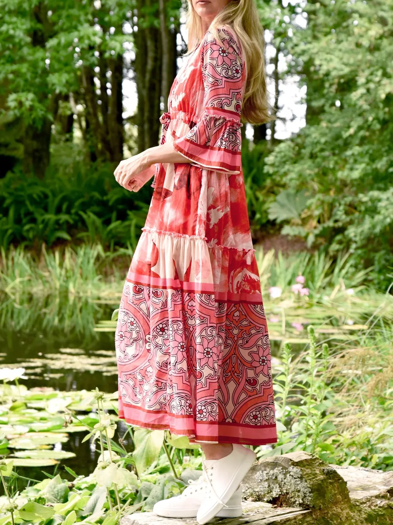 Embroidered Fabric CURATE BY TRELISE COOPER SWEET ESCAPE DRESS