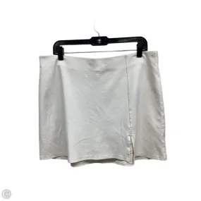 Bold Statement Skort By American Eagle In Cream, Size: Xl