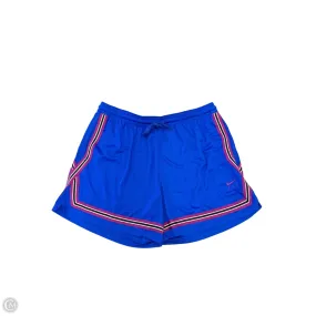 Colorfast Treatment Regular Fit Athletic Shorts By Nike In Blue, Size: 3x