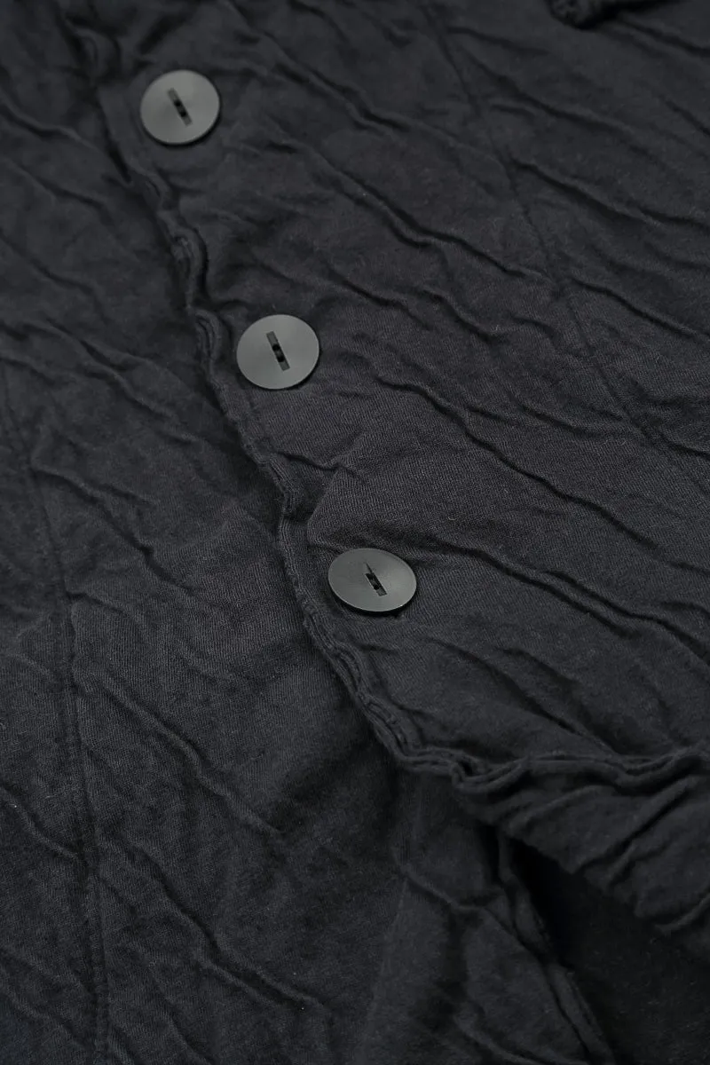 MoistureWickingTechnology Collar Grey Wavy Cotton Jacket