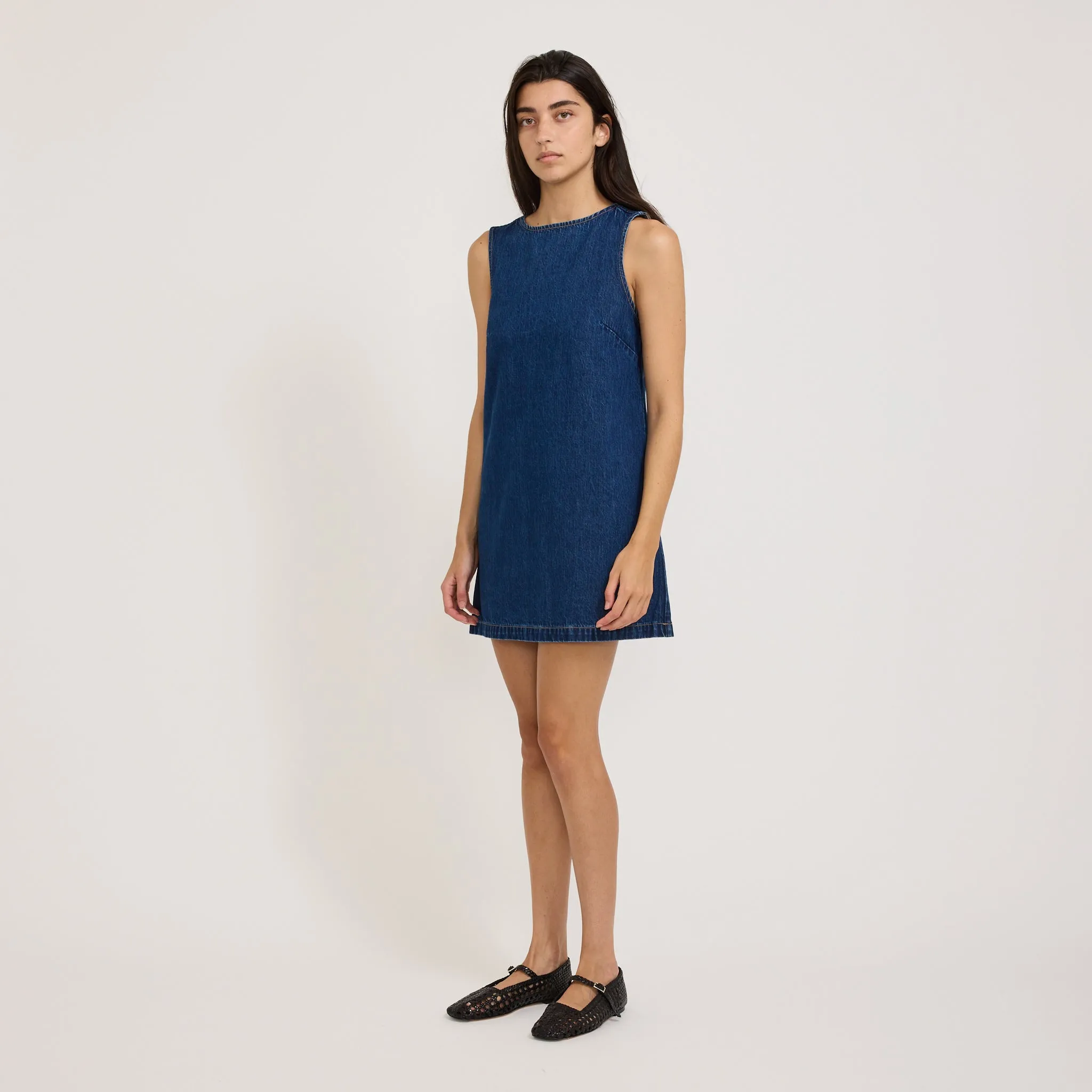Grace Vibe Shift Dress Deep Blue