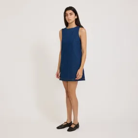 Grace Vibe Shift Dress Deep Blue
