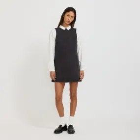 Shift Dress Stone Black Lightweight-Structure