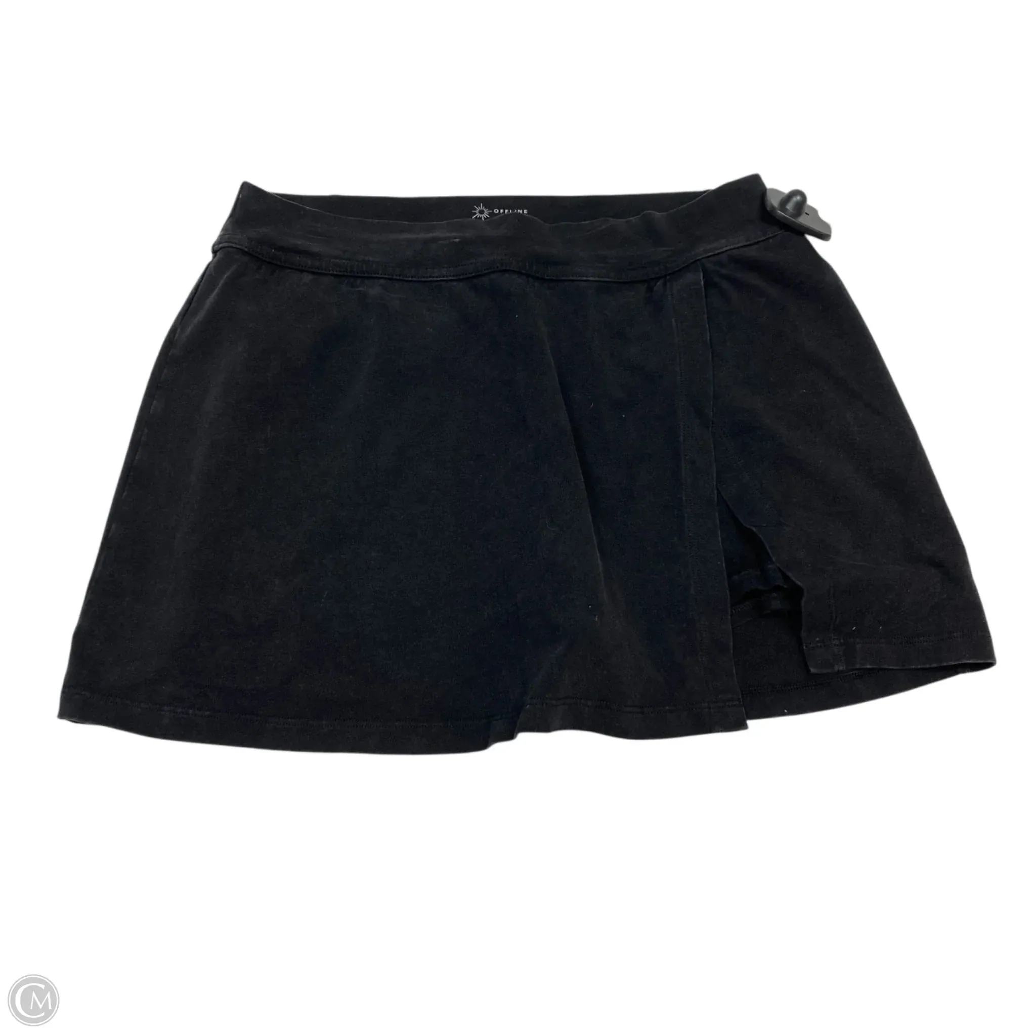 Skort By Aerie In Black, Size: S Water Repellent