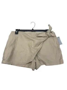 Sequined Finish Influencer Style Skort By Anthropologie In Tan, Size: 10p