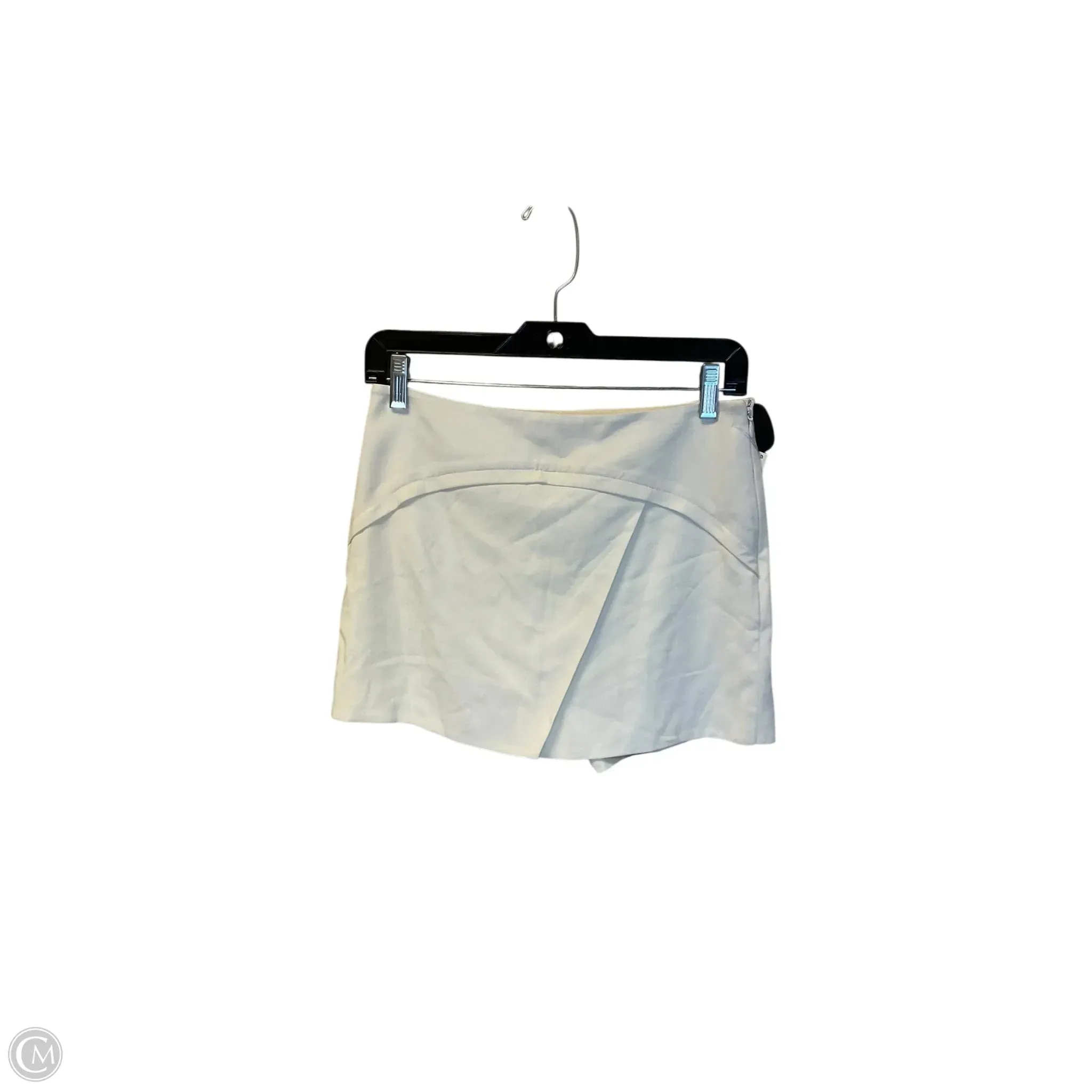All Season Wear Crochet Style Skort By Bcbgmaxazria In Cream, Size: Xs
