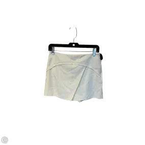 All Season Wear Crochet Style Skort By Bcbgmaxazria In Cream, Size: Xs