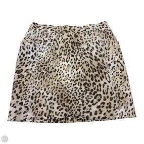 Skort By Chicos In Animal Print, Size: 1 (8) Lightweight texture