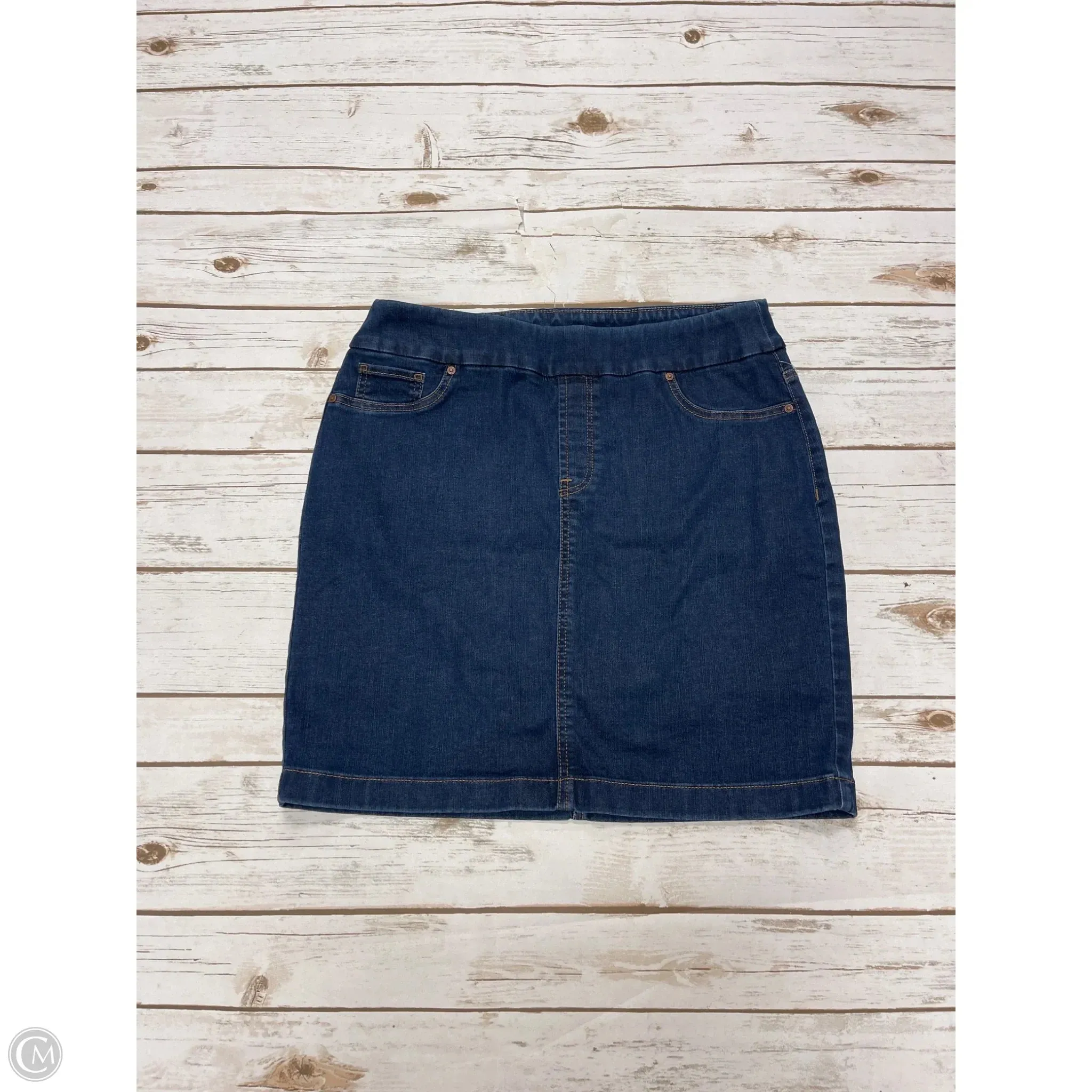 Skort By Chicos In Blue, Size: S Crisp Finish Weekend Outfit