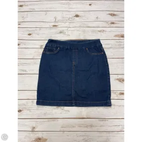 Skort By Chicos In Blue, Size: S Crisp Finish Weekend Outfit
