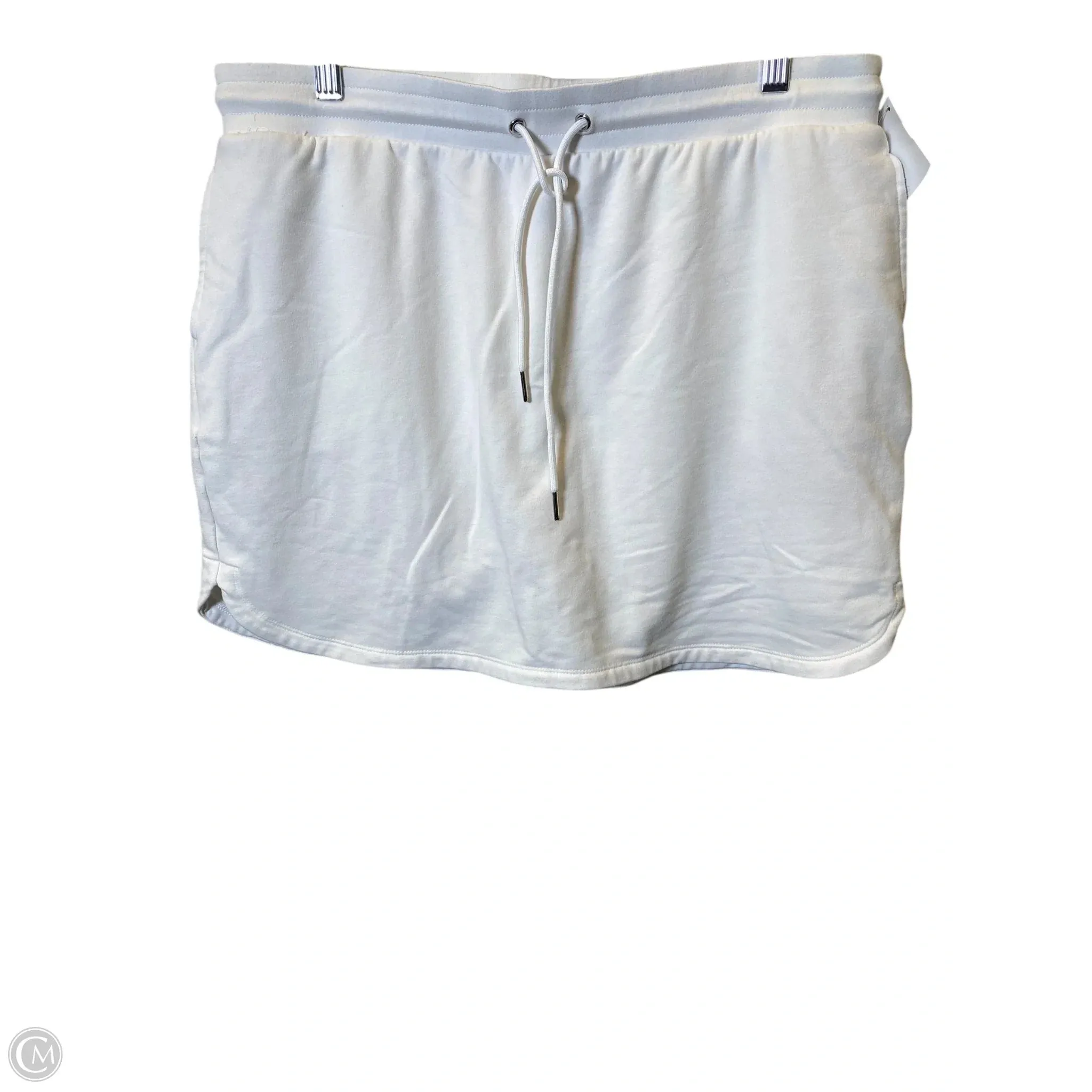 ribbed texture Chill Tones Skort By Chicos In White, Size: L