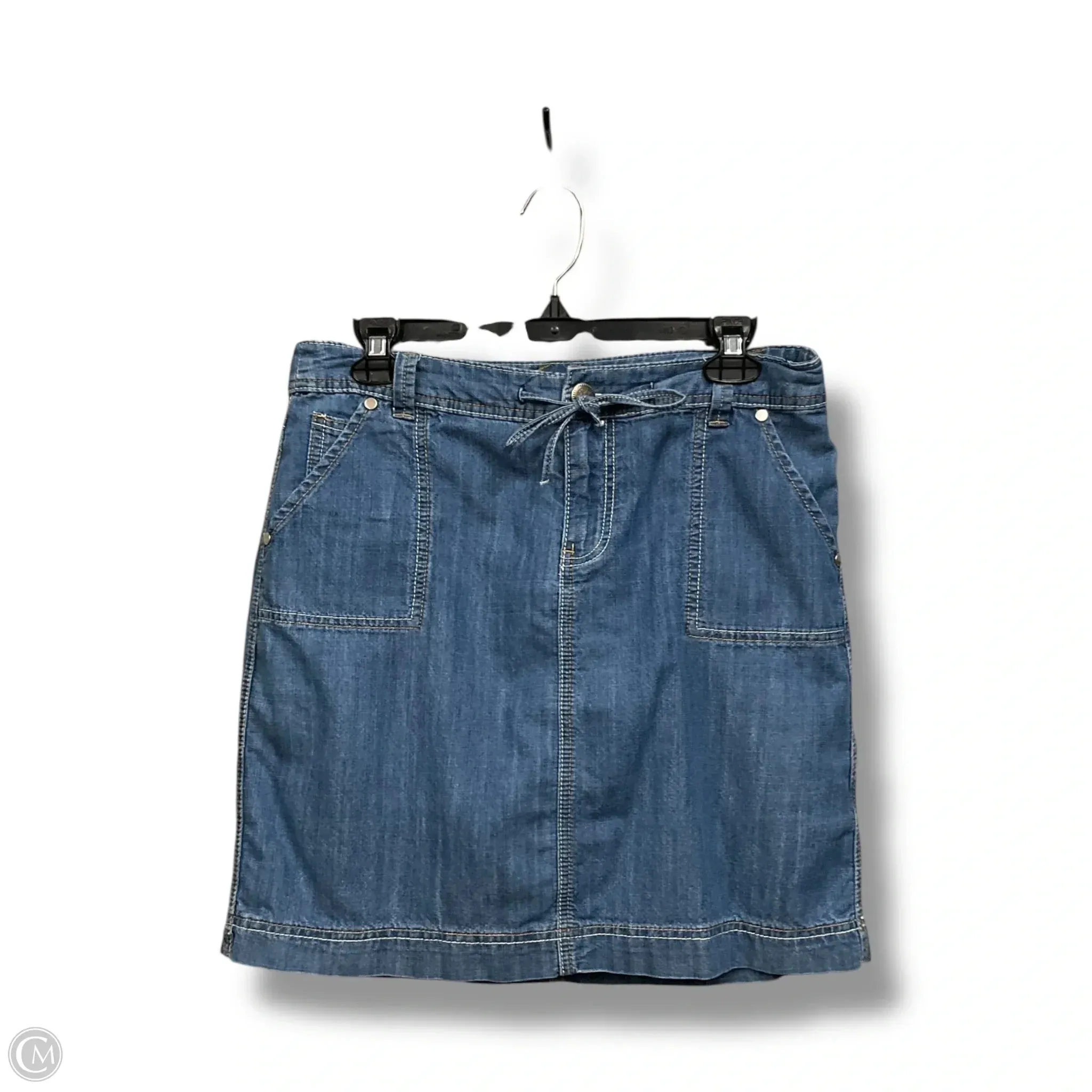 Skort By Christopher And Banks In Blue Denim, Size: 6 Gentle Vibe Sustainable Innovation