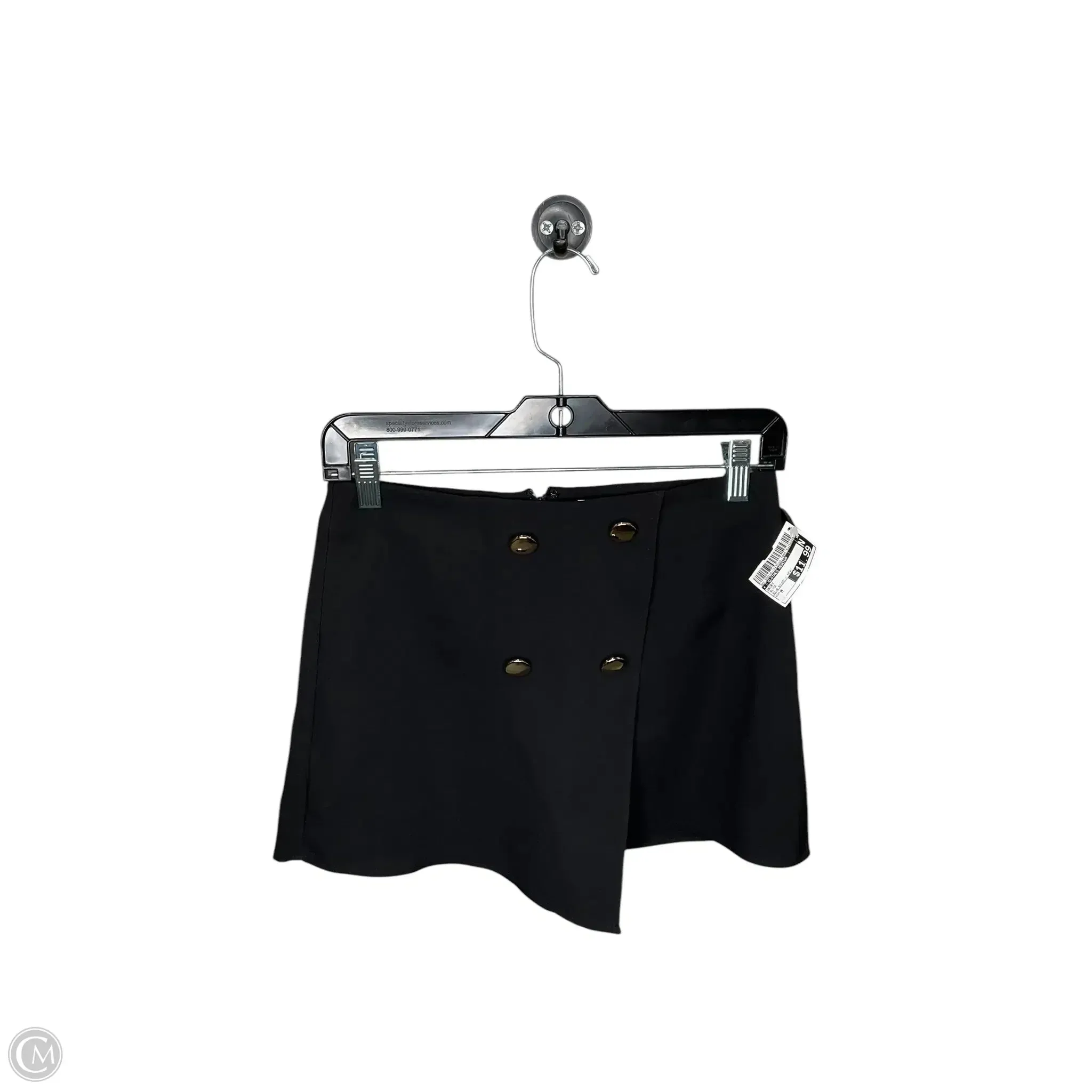 Modest Wear Occasion Dressing Skort By Clothes Mentor In Black, Size: M