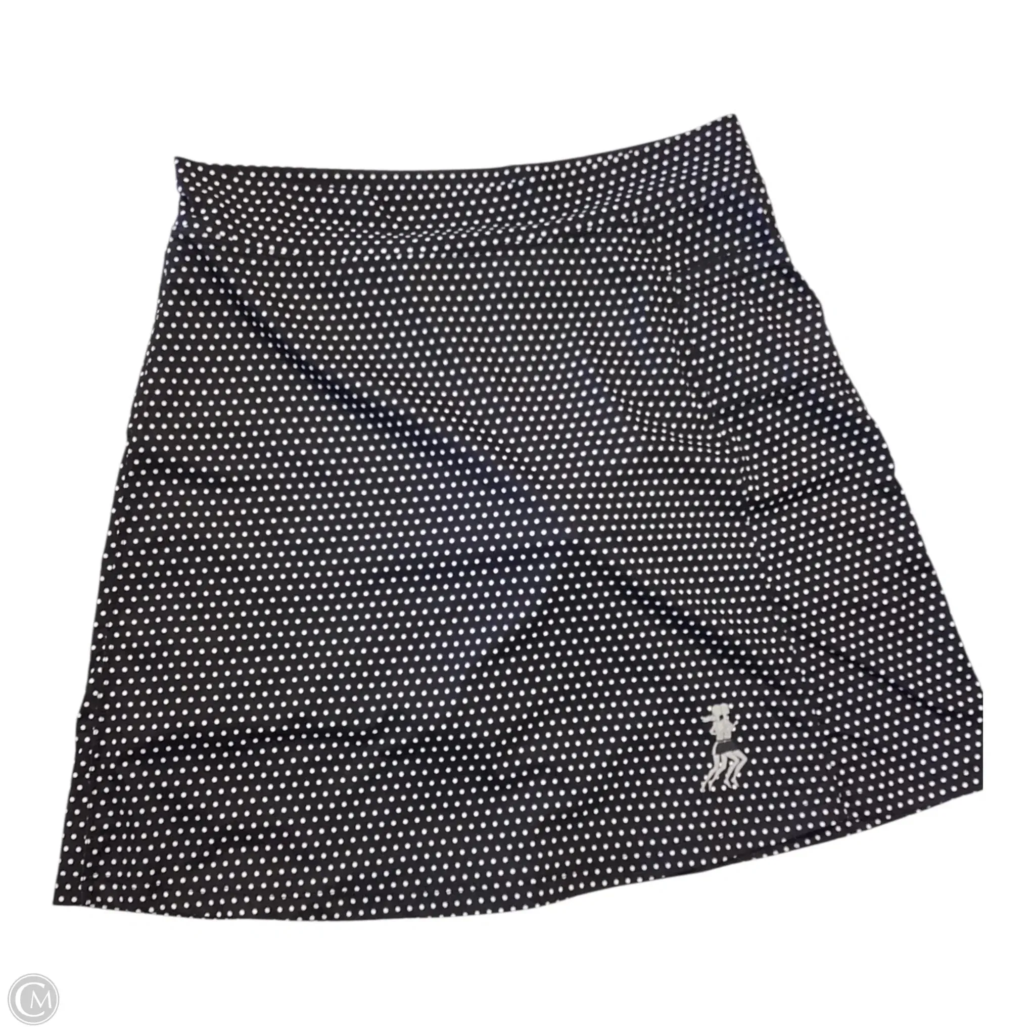 Skort By Clothes Mentor In Polkadot Pattern, Size: 4 Casual Moments Flexible Material