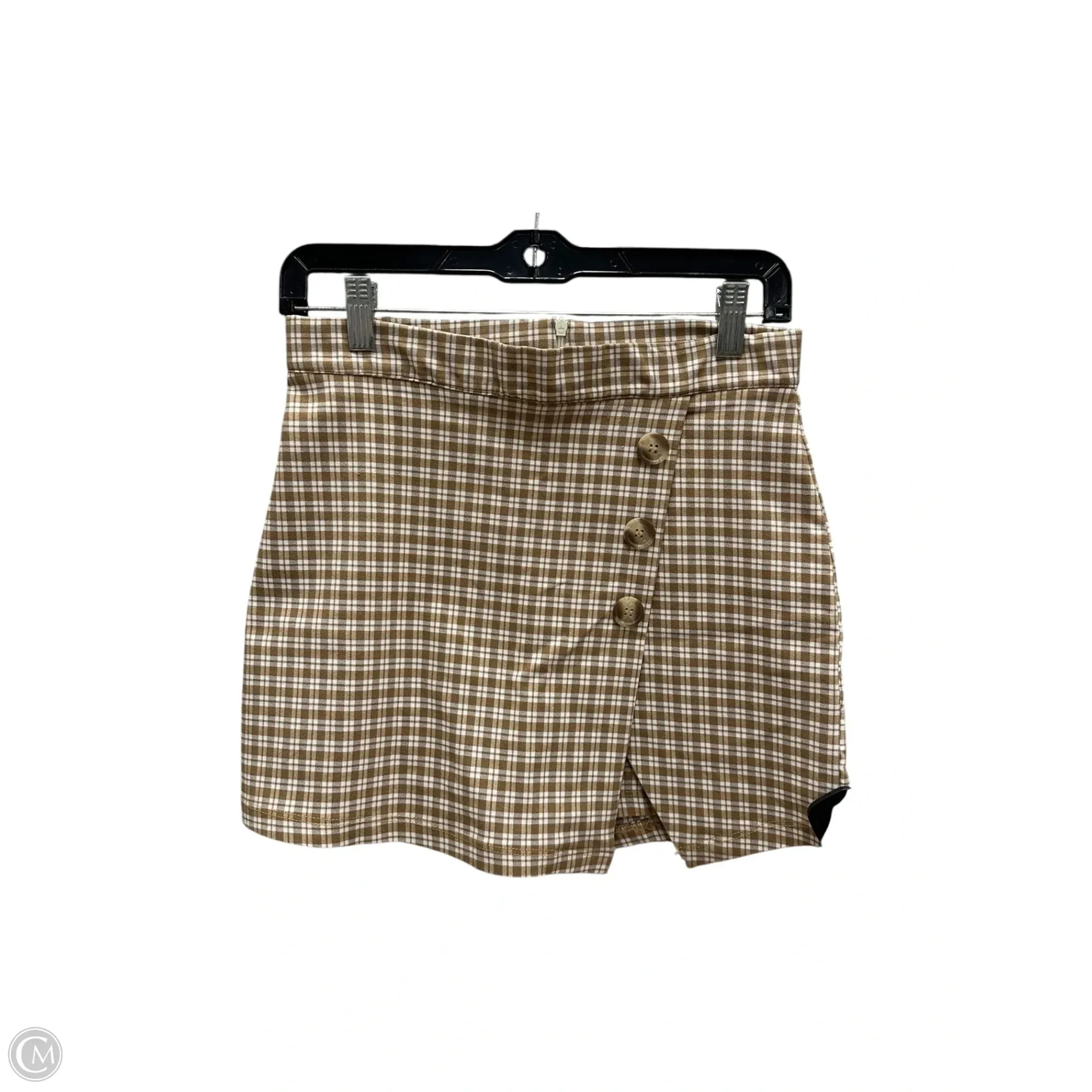 Formal Event Skort By Clothes Mentor In Tan, Size: M