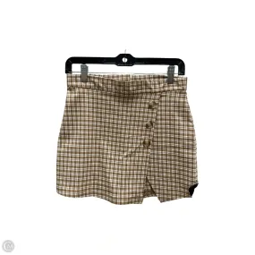 Formal Event Skort By Clothes Mentor In Tan, Size: M