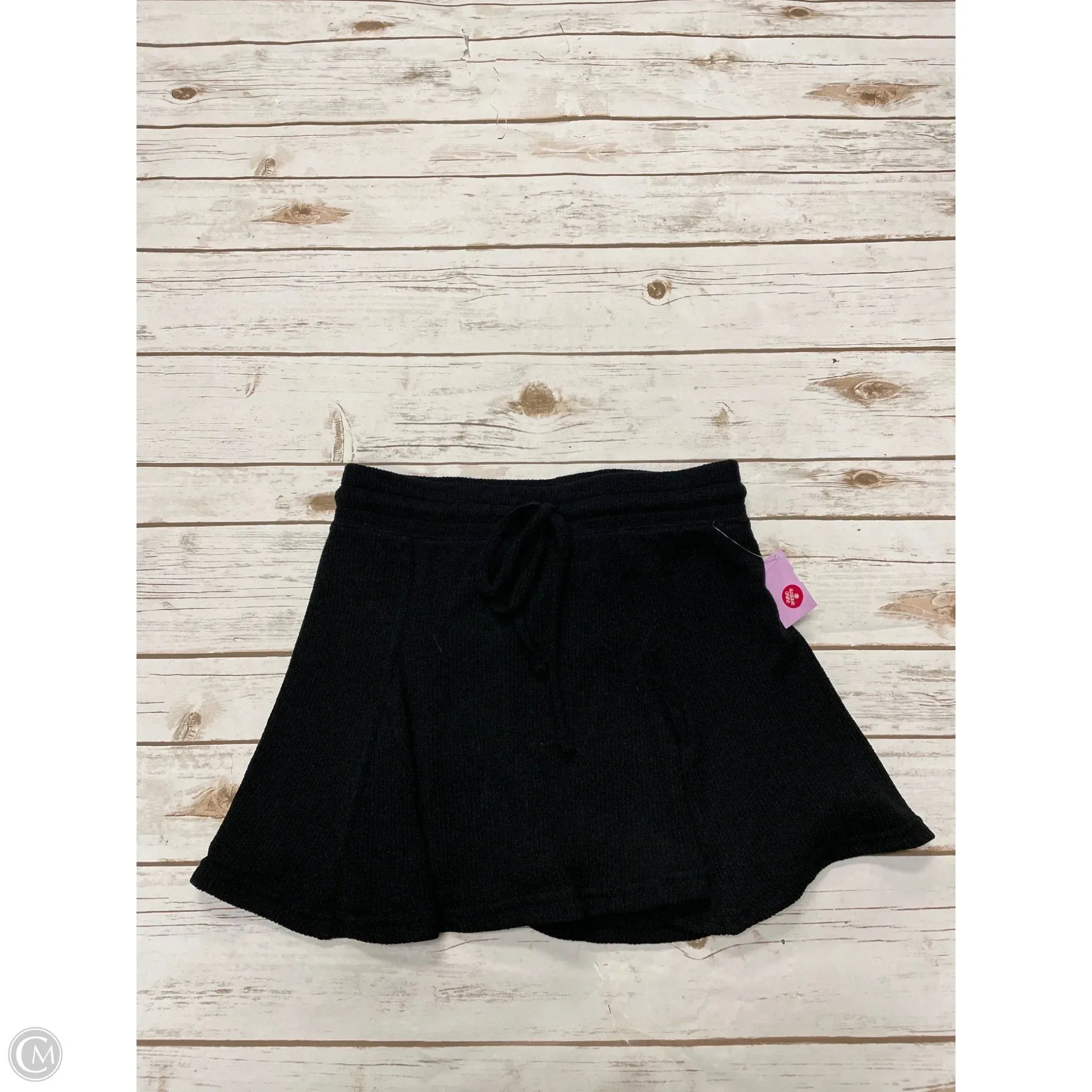 Skort By Cme In Black, Size: S Hand Painted