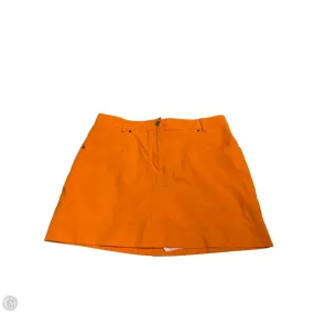 Skort By Cme In Orange, Size: 8 On-The-Go Outfit Relaxed Vibe