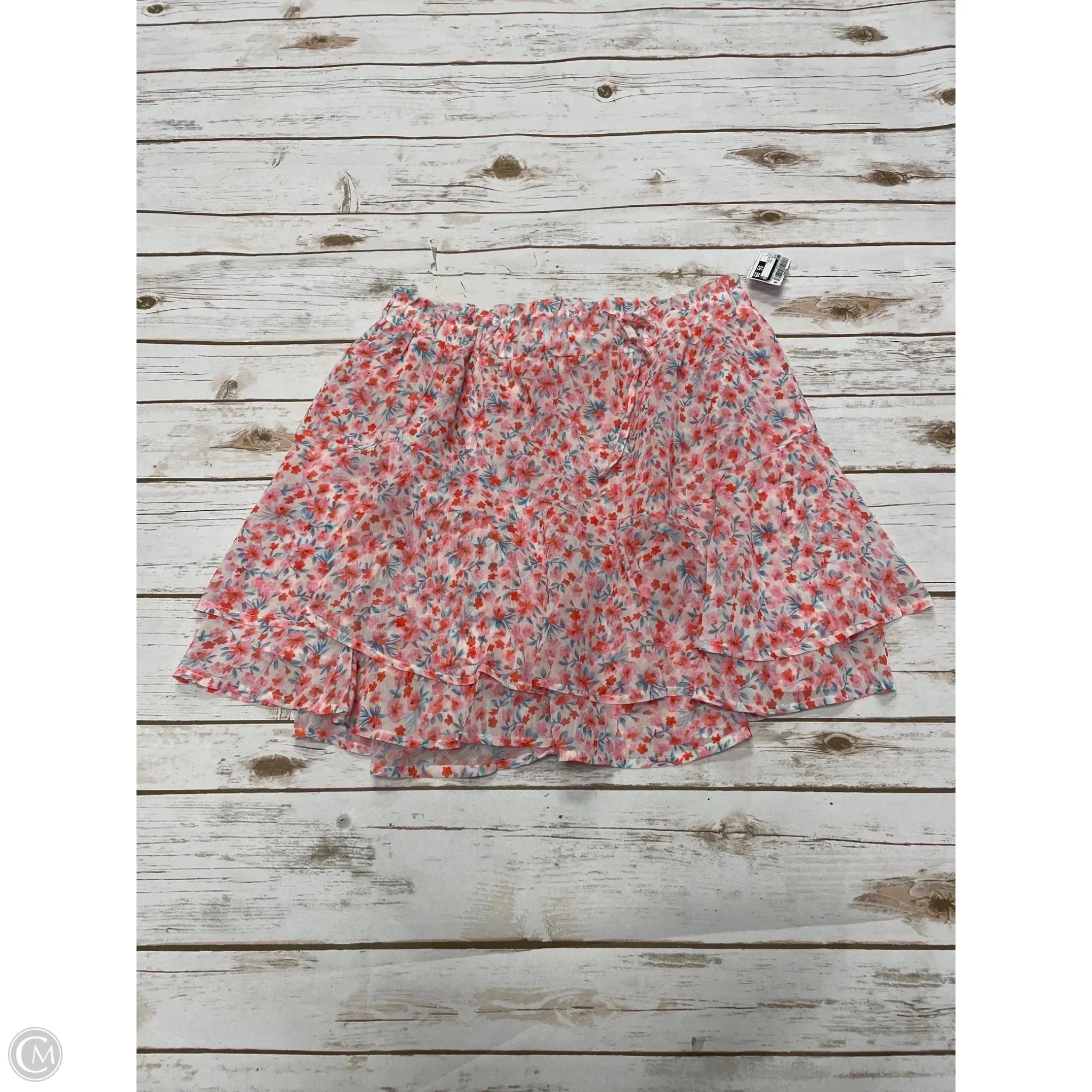 Ombre effect Skort By Cmf In Floral Print, Size: L