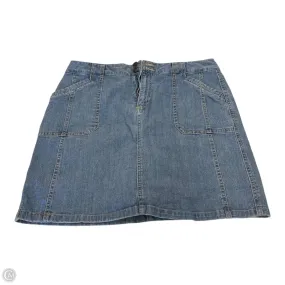 Skort By Croft And Barrow In Blue, Size: 14 A Line Silhouette