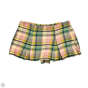 Skort By Free People In Green & Pink, Size: 12 Laidback Feel