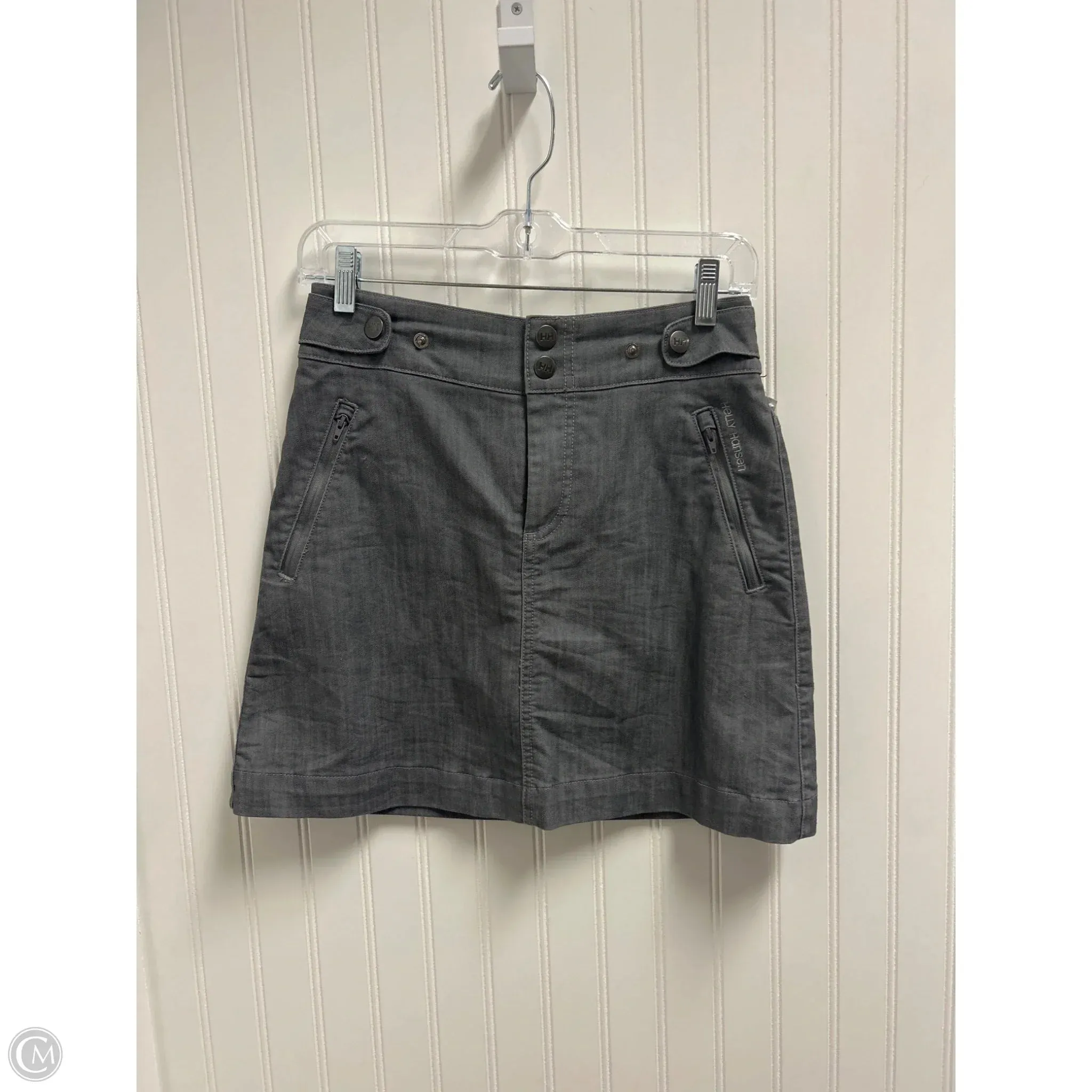 Quilted Texture Anti Pilling Fabric Skort By Helly Hansen In Grey, Size: S