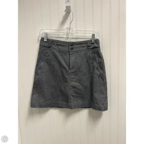 Quilted Texture Anti Pilling Fabric Skort By Helly Hansen In Grey, Size: S