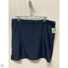 Opaque Lining Affordable Fashion Skort By Izod In Navy, Size: 16